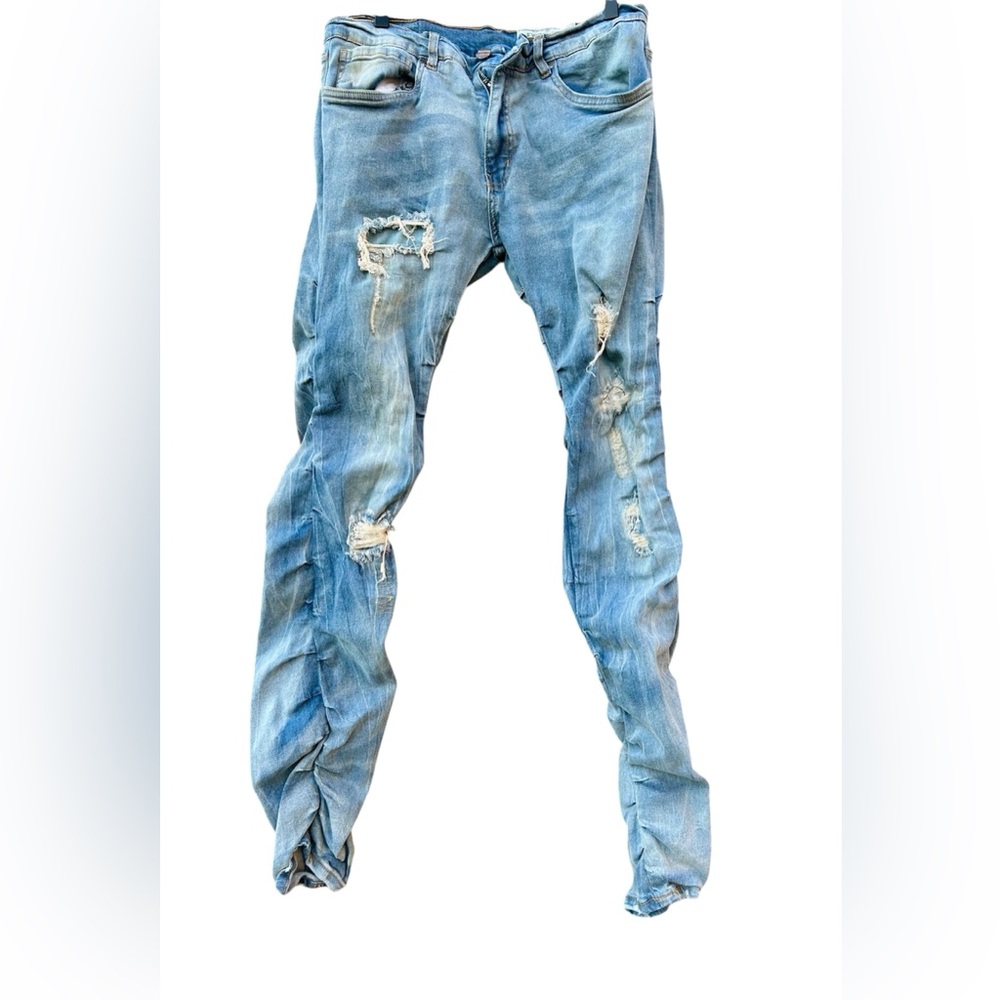 FWRD Denim Fit 4 Rouched Skinny Jeans Sz. 36W 32L